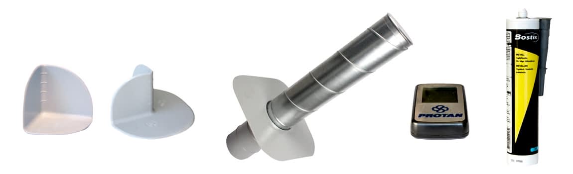 Radon Koruması için Protan Hazır Aksesuarlar