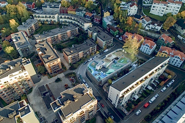 Blugreen çatılar binalara hayat veriyor